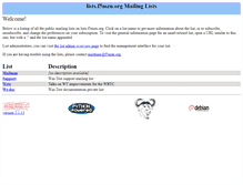 Tablet Screenshot of lists.f5mzn.org